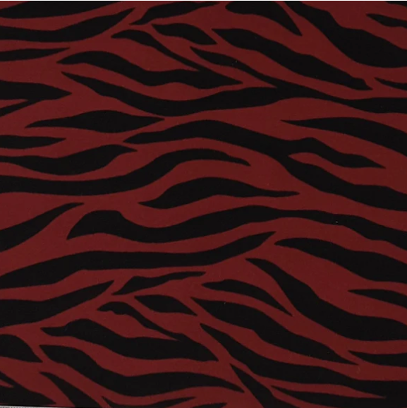 WINE DTY BRUSHED PRINT ANIMAL PRINT