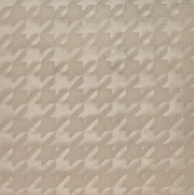 Stone Bubble Bullet Embossed Houndstooth BUBBLE JACQ PRINT