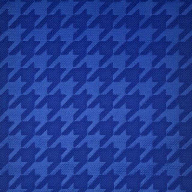 Royal Bubble Bullet Embossed Houndstooth BUBBLE JACQ PRINT
