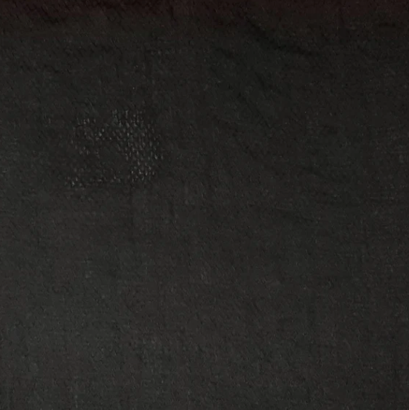 Black Rayon Jacquard Challis Solid Fabric