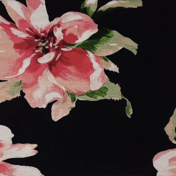 BLACK/PINK-RAYON SPANDEX PRINT JERSEY