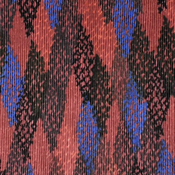 XS ART #1 Pleated Fabric Print-SINGLE PLEATED PRINT