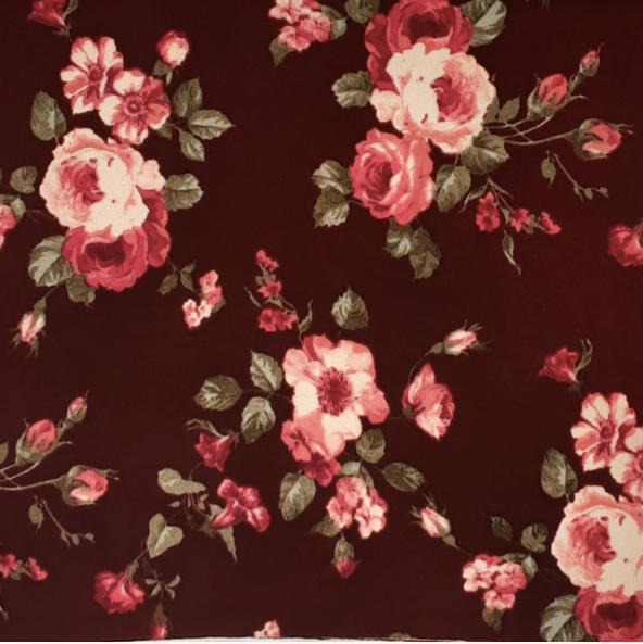 BURGUNDY-TECHNO CREPE