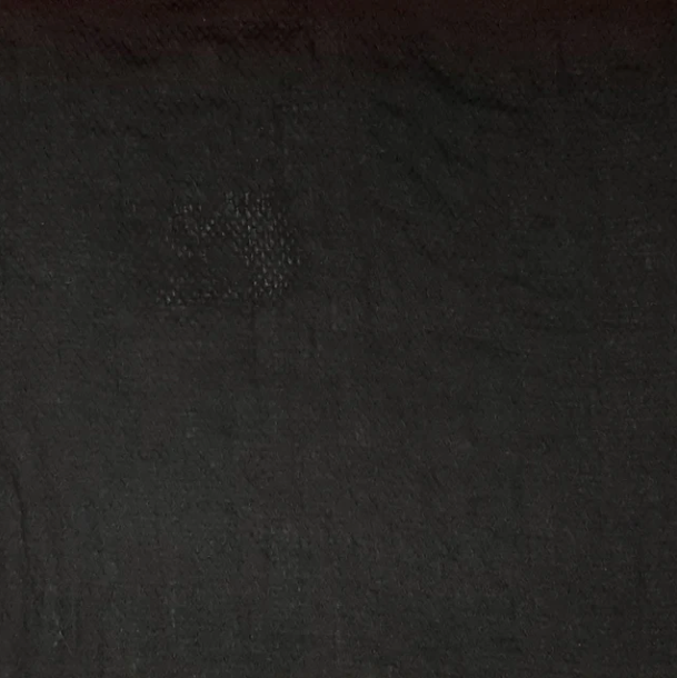 Black Rayon Jacquard Challis Solid Fabric