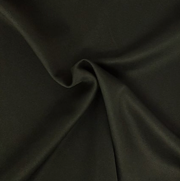 Olive Green Solid Techno Fabric