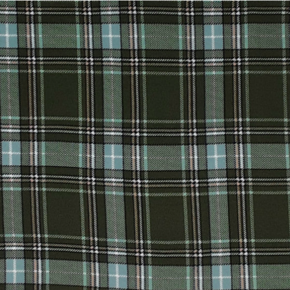 OLIVE DTY BRUSHED CHECKERED DTY Brushed Fabric