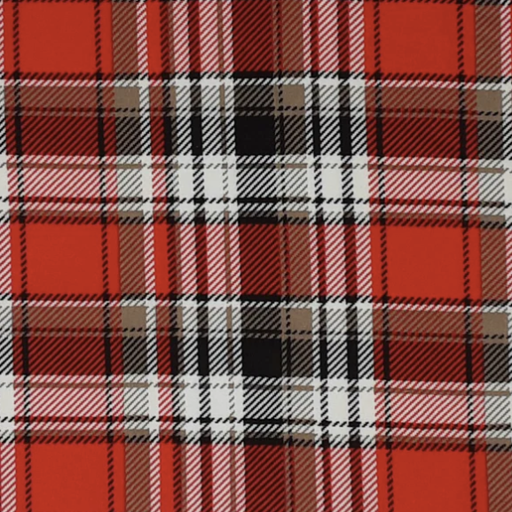 CAYENE DTY BRUSHED CHECKERED DTY Brushed Fabric