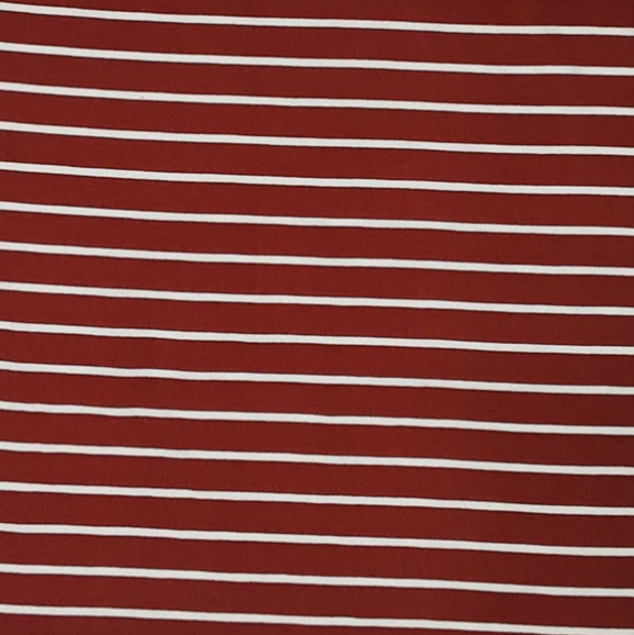 BRICK - DTY BRUSHED STRIPES