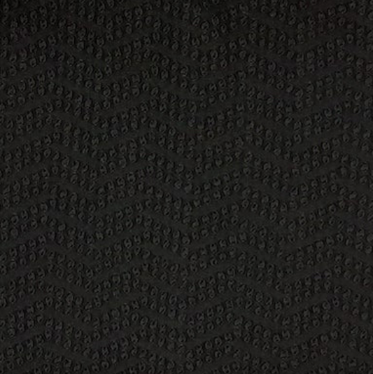 Jacquard Polka Jet Black Aztec Chevron