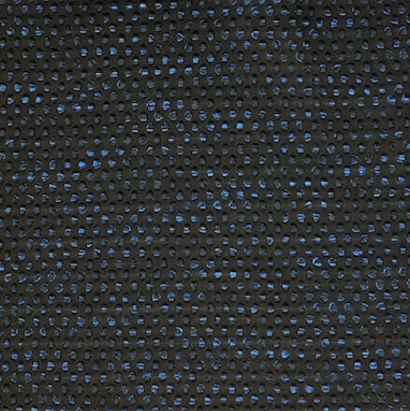 Jacquard Polka Dot Melange Blue/Black AzTec Fabric