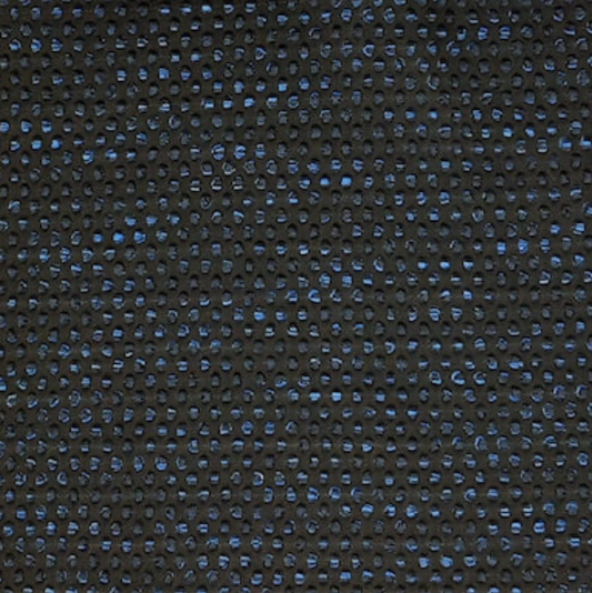 Jacquard Polka Dot Melange Blue/Black AzTec Fabric