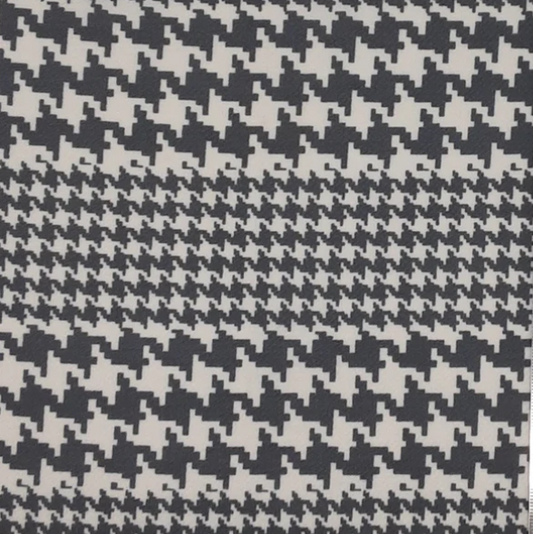 GRY HOUNDSTOOTH PRINT BUBBLE BULLET PRINT