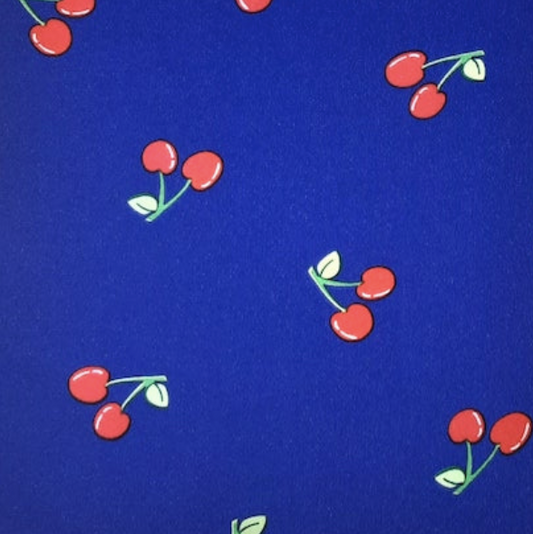 ROYAL BLUE-KOSHIBO CHERRY PRINT Bubble Bullet