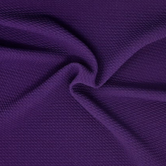 Pansy Purple Solid Bubble Bullet Fabric