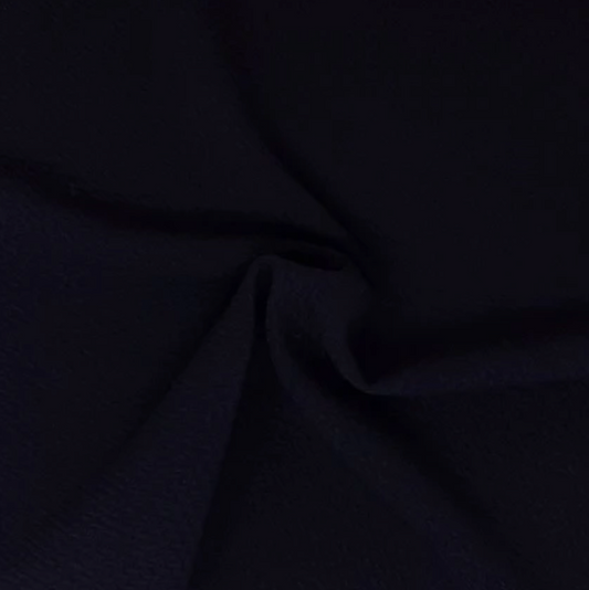 Dark Navy Solid Bubble Bullet Fabric