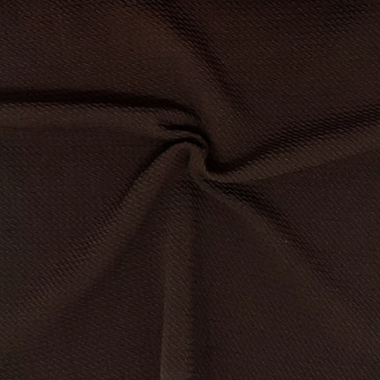 Dark Chocolate Solid Bubble Bullet Fabric