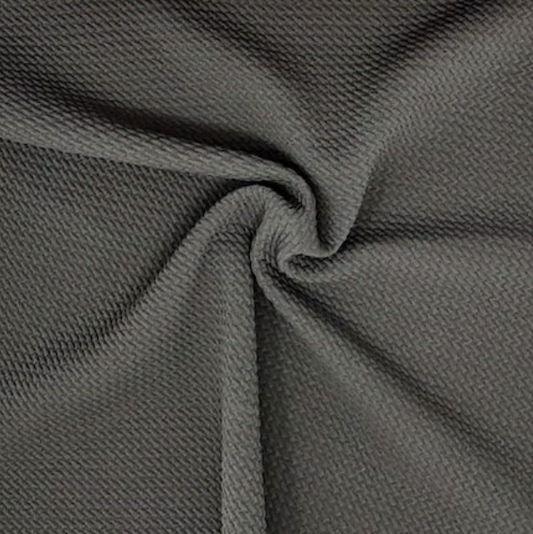 Smoked Pearl Gray Solid Bubble Bullet Fabric