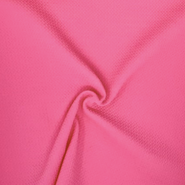 Neon Pink Solid Bubble Bullet Fabric.