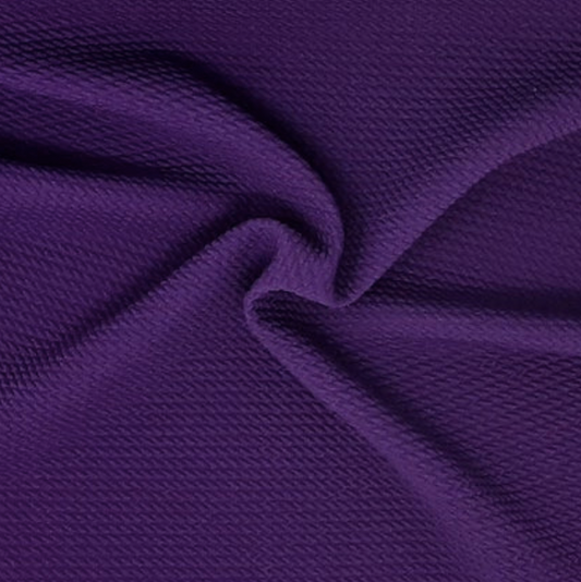 PANSY PURPLE SOLID BUBBLE BULLET FABRIC