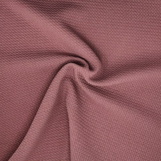 Dusty Mauve Solid Bubble Bullet Fabric