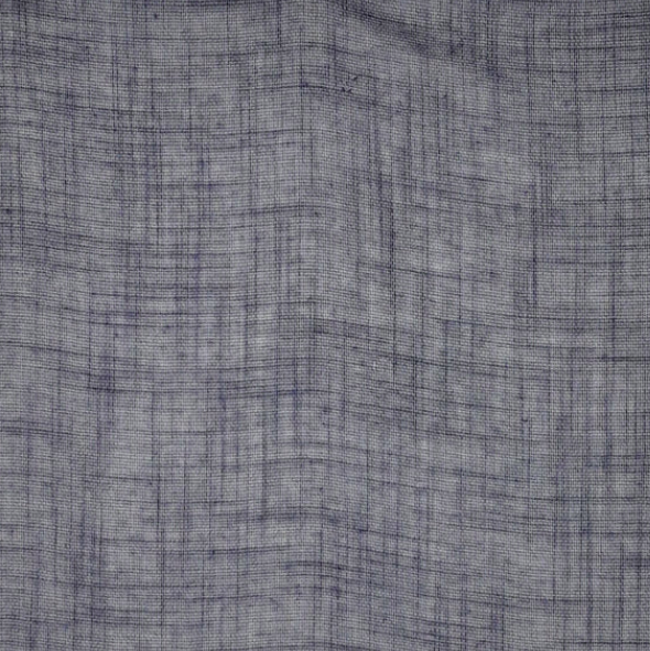 Navy Rayon Challis Solid Fabric