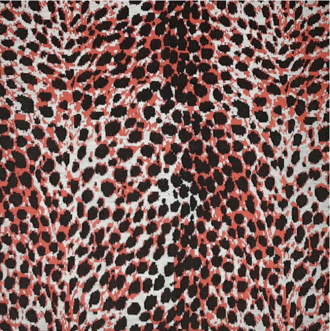 CORAL - KNIT JACQUARD CHEETAH