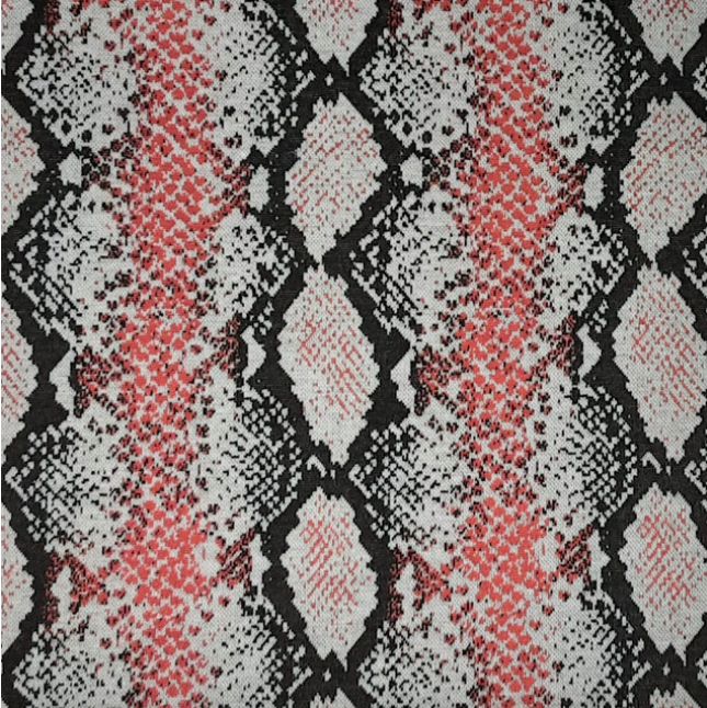 CORAL-KNIT JACQUARD SNAKE VIBE