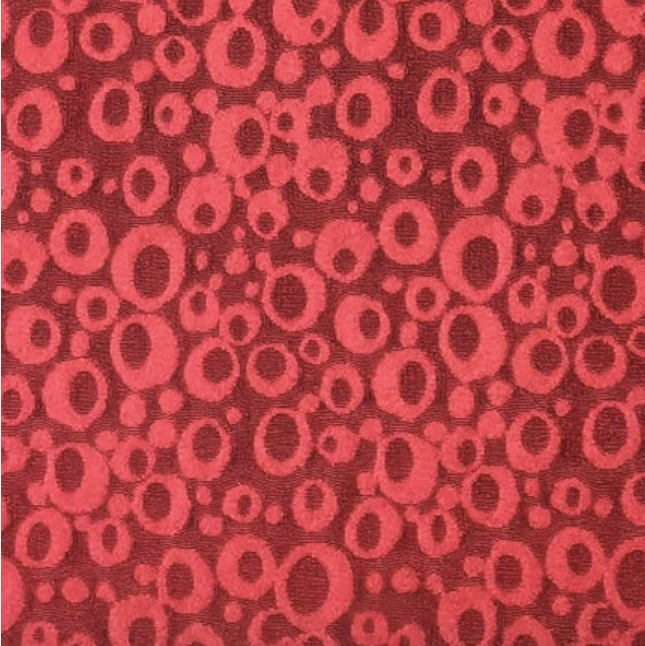 Red Jacquard Polka Dot