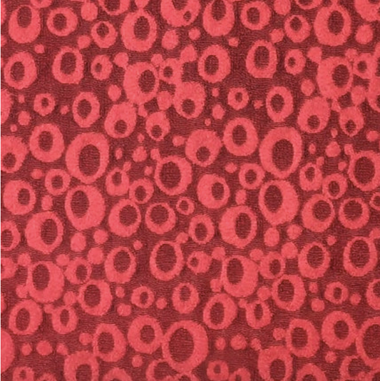 Red Jacquard Polka Dot