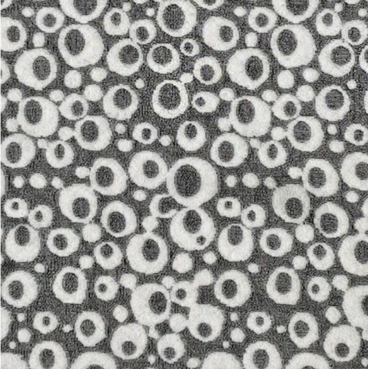 Silver Jacquard Polka Dot