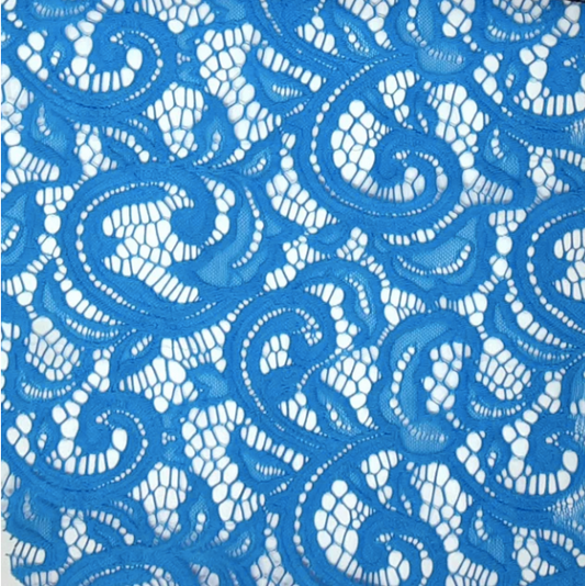 VIVID BLUE LACE-(HANGER#2) LACE