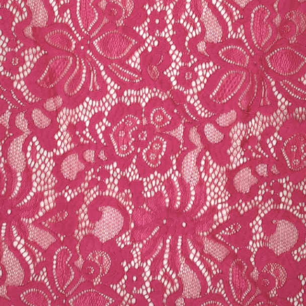 FUSCHIA LACE-JACQUARD LACE