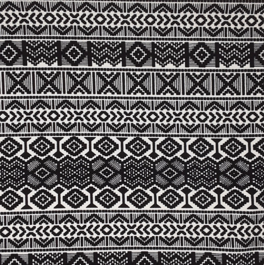 BLACK/IVORY-TICKET TO RIDE Liverpool Fabric