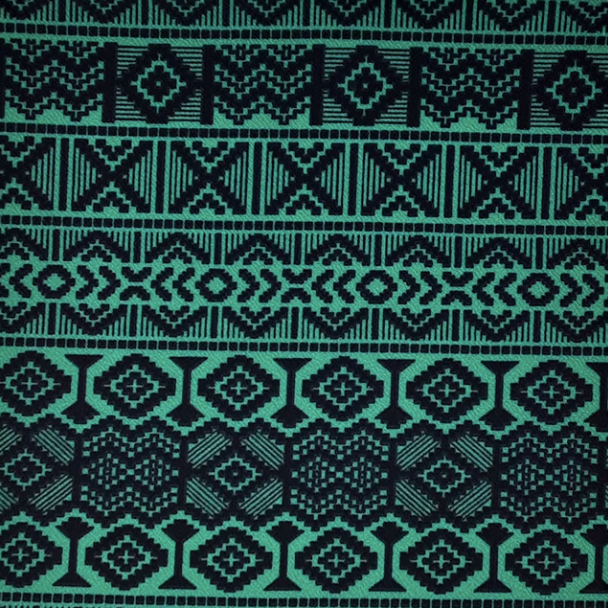 MINT/NAVY-TICKET TO RIDE Liverpool Fabric