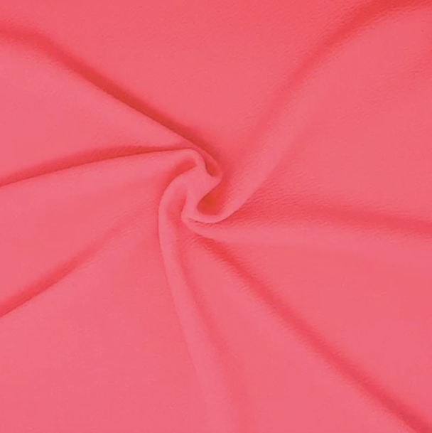 Neon Pink Solid Liverpool Fabric