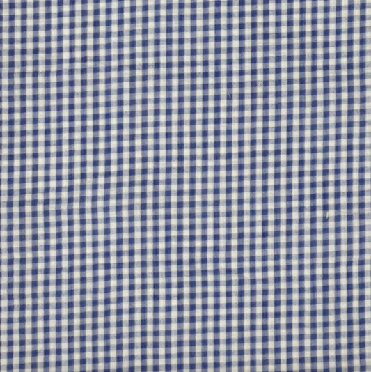 Chambray White Plaid Seersucker