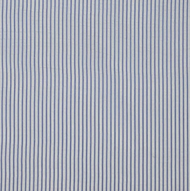 Sky Blue Stripes Seersucker