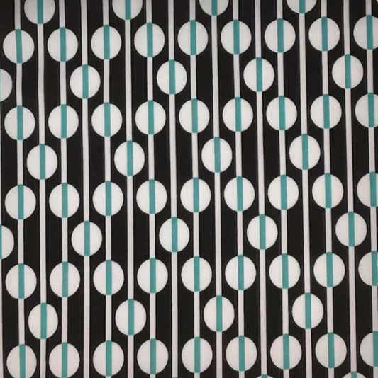 BLACK/MINT-OPTIC DOT TECHNO PRINT