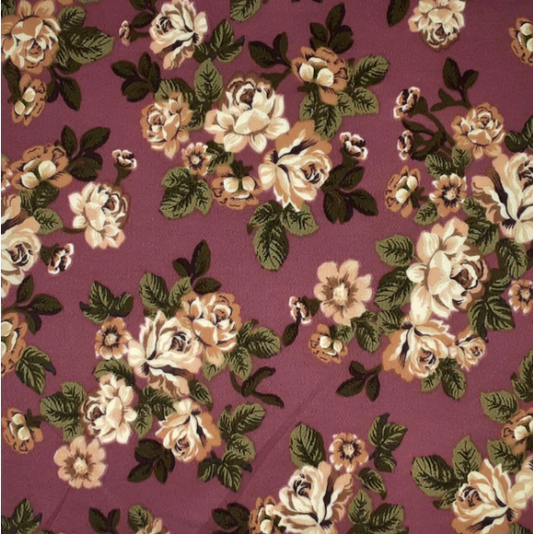 TAUPE-TECHNO FLORAL PRINT