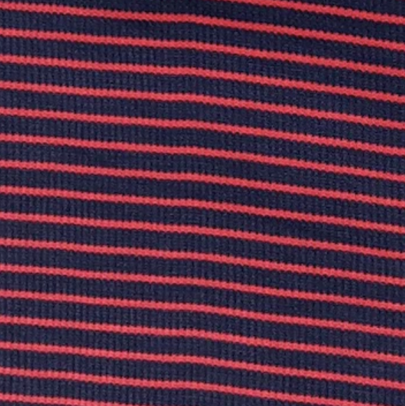 NAVY/RED THERMAL STRIPES