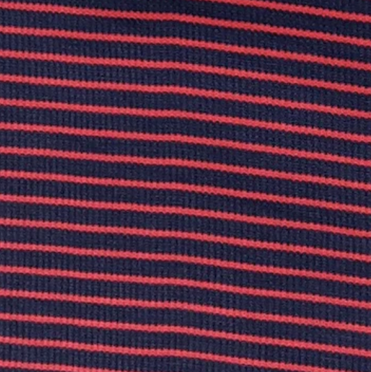 NAVY/RED THERMAL STRIPES