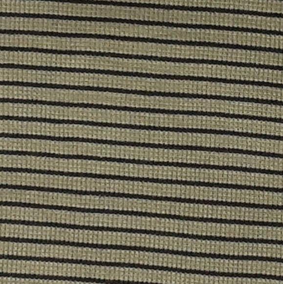 OLIVE/BLACK THERMAL STRIPES