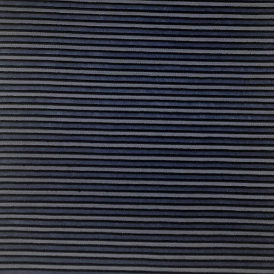 BLUE/BLACK-VELVET STRIPES VELVET STRIPES BURNOUT