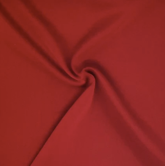 Red Solid Techno Fabric