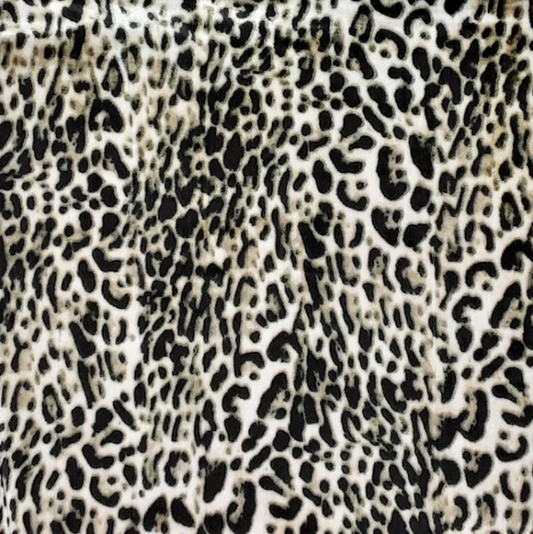 CHEETAH ASSORTED VELOUR BURNOUT Velvet Print